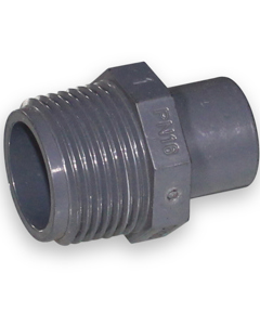Reducing nipple, PVC, 25 mm - 1" o.t. PN 16 (ZP00302)